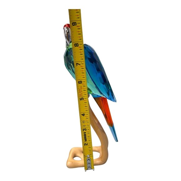 Swarovski Macaw Crystal Parrot Sculpture Masterpiece Large Glass Figurine READ - Picture 5 of 8